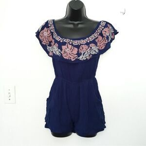 Blue Rain romper